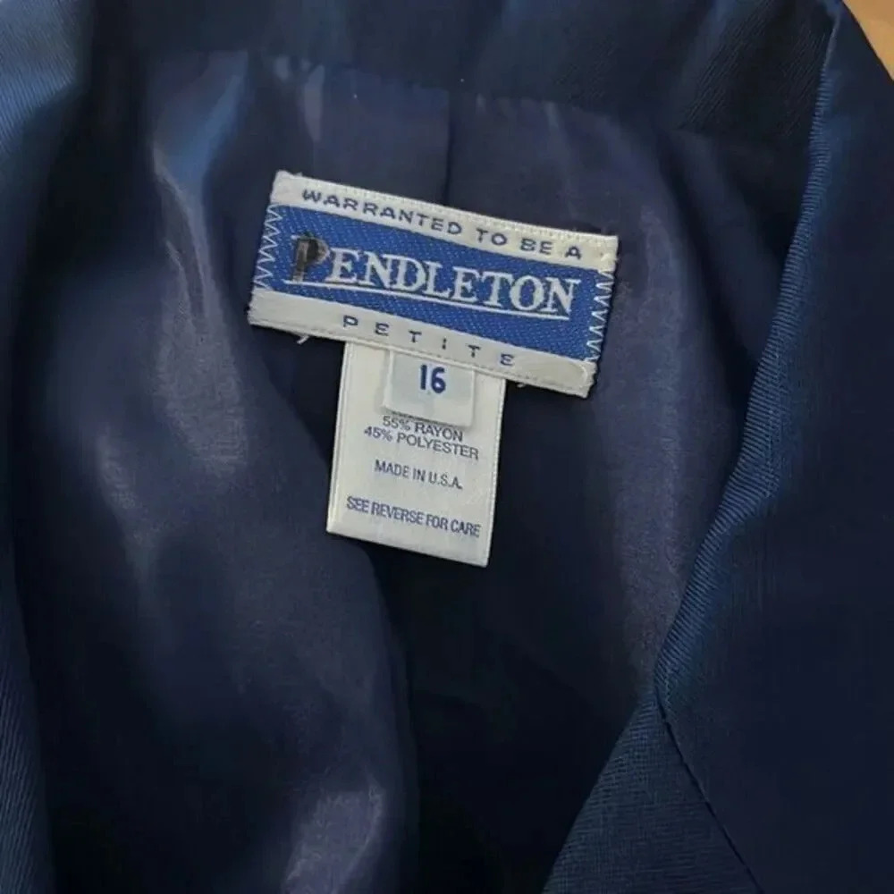 Pendleton Button Down Petite 16 Jacket‎ NWT - image 3